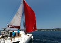 neel 45 gennaker voile trimaran yacht